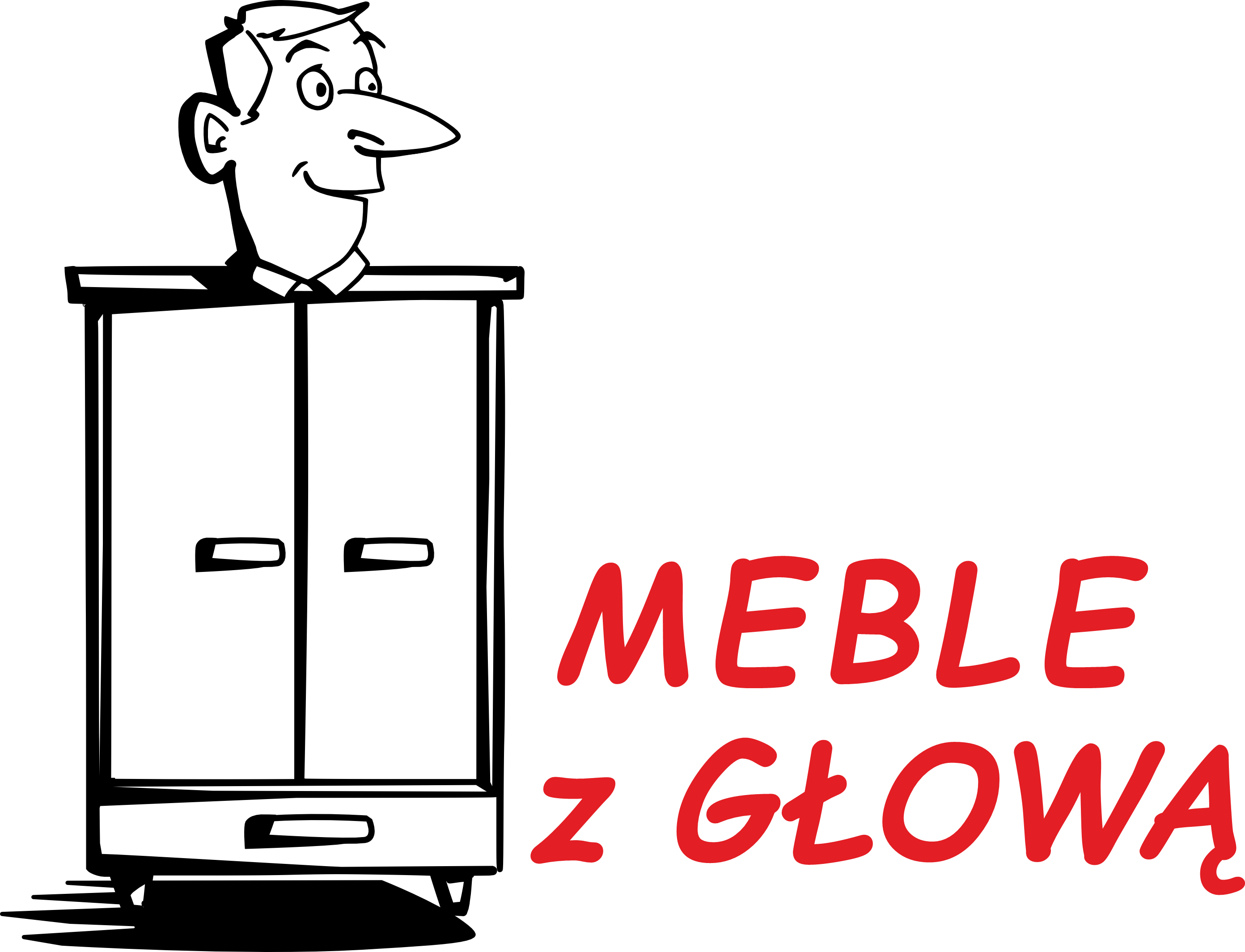 Meble z głową